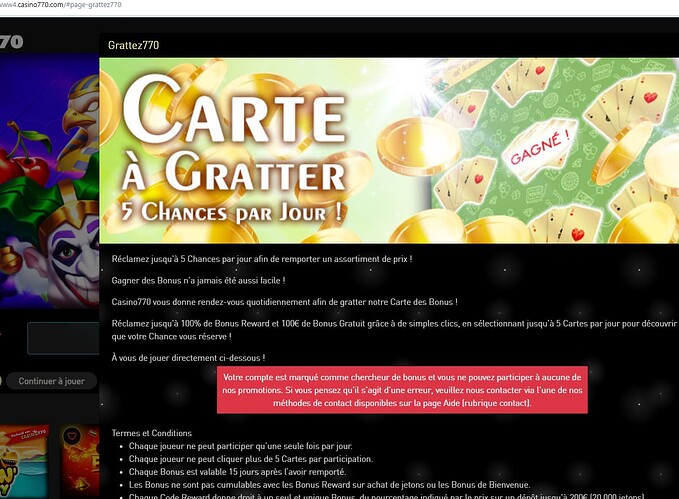 chercheur de bonus 1